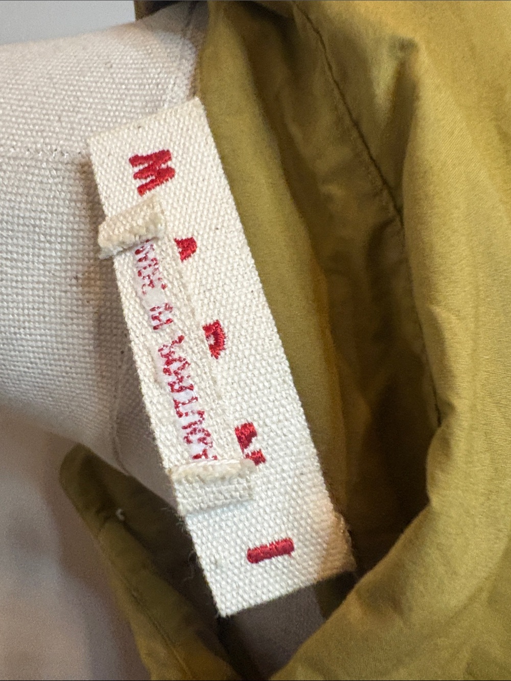 Marni Olive Green Button-Front Midi Dress - Picture 4 of 8